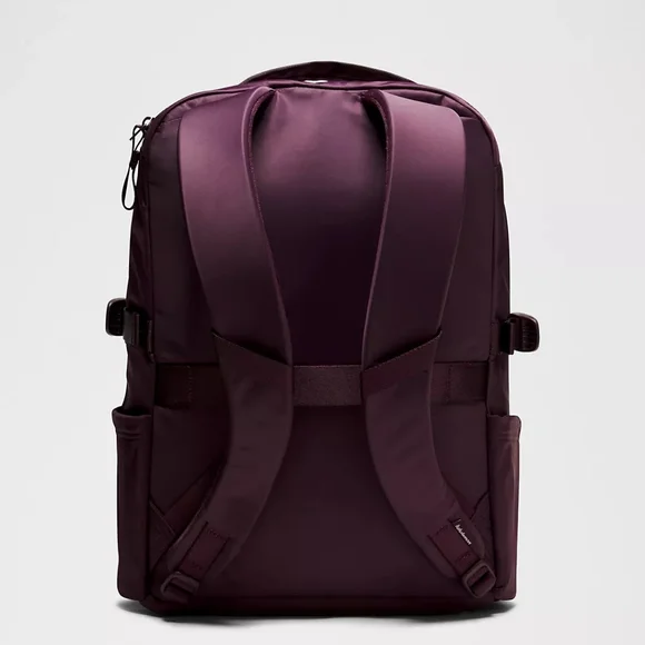 Lululemon New Crew Backpack 22L Updated Black Plum - Picture 2 of 9